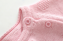 Load image into Gallery viewer, Knitted Heart Skirt Romper (2 Colors)
