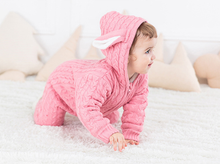Load image into Gallery viewer, Rabbit Ear Knitted Romper
