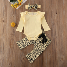 Load image into Gallery viewer, Baby Girl Leopard Print Outfits
