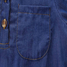Load image into Gallery viewer, Jeans Striped Jumpsuit
