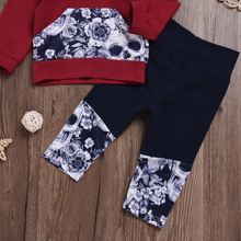 Load image into Gallery viewer, Hooded Floral Skull &amp; Pants Set
