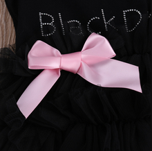 Load image into Gallery viewer, Little Black Dress Tutu Romper
