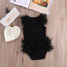 Load image into Gallery viewer, Little Black Dress Tutu Romper
