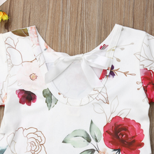 Load image into Gallery viewer, Floral Romper Tutu Skirt Outfit (2 Colors)
