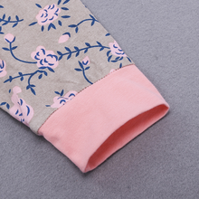 Load image into Gallery viewer, Pink Floral Hoodie Outfit
