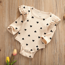 Load image into Gallery viewer, Ruffled Heart Onesies
