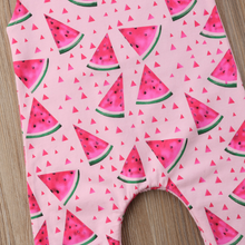 Load image into Gallery viewer, Watermelon Romper with Headband
