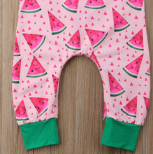 Load image into Gallery viewer, Watermelon Romper with Headband
