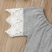 Load image into Gallery viewer, Lace Romper with Headband (Multiple Colors)
