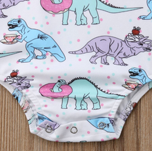 Load image into Gallery viewer, Dinosaur Dessert Party Onesie
