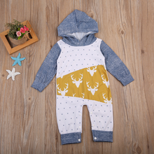 Load image into Gallery viewer, Deer Hoodie Romper

