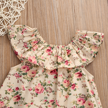 Load image into Gallery viewer, Floral Ruffle Top &amp; Shorts
