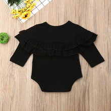Load image into Gallery viewer, Ruffle Trim Onesie (Multiple Colors)
