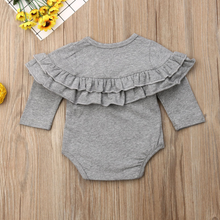 Load image into Gallery viewer, Ruffle Trim Onesie (Multiple Colors)
