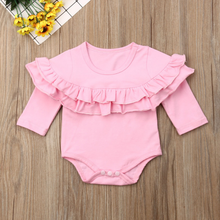Load image into Gallery viewer, Ruffle Trim Onesie (Multiple Colors)
