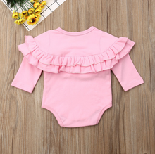 Load image into Gallery viewer, Ruffle Trim Onesie (Multiple Colors)

