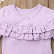Load image into Gallery viewer, Ruffle Trim Onesie (Multiple Colors)

