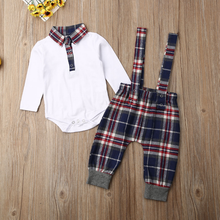 Load image into Gallery viewer, Boys Plaid Outfit
