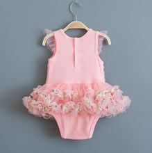 Load image into Gallery viewer, Summer Lace Tutu Dress with Matching Headband (Multiple Colors)

