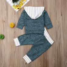 Load image into Gallery viewer, Striped Sweatsuit Outfit
