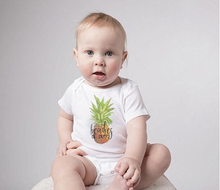 Load image into Gallery viewer, Beaches Be Crazy- Pineapple Onesie
