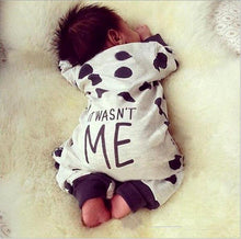 Load image into Gallery viewer, It Wasn't Me Polka Dot Romper
