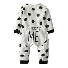 Load image into Gallery viewer, It Wasn't Me Polka Dot Romper
