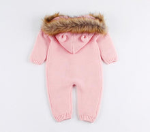 Load image into Gallery viewer, Knitted Fur Sweater Romper (Multiple Colors)

