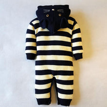 Load image into Gallery viewer, Knitted Mouse Sweater Romper (Multiple Colors)

