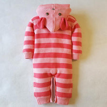Load image into Gallery viewer, Knitted Mouse Sweater Romper (Multiple Colors)

