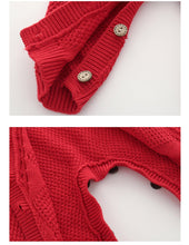 Load image into Gallery viewer, Knitted Romper with Hat (Multiple Colors)
