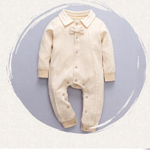 Load image into Gallery viewer, Cotton Bow Tie Romper
