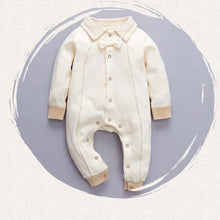 Load image into Gallery viewer, Cotton Bow Tie Romper
