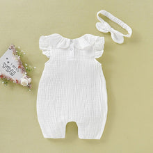 Load image into Gallery viewer, Ruffled Romper with Headband

