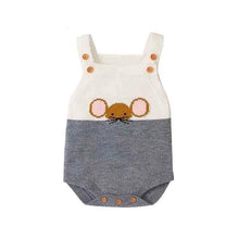 Load image into Gallery viewer, Knitted Mouse Romper
