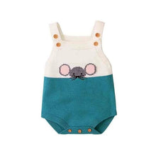 Load image into Gallery viewer, Knitted Mouse Romper
