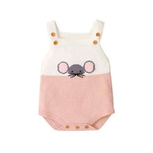 Load image into Gallery viewer, Knitted Mouse Romper
