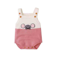 Load image into Gallery viewer, Knitted Mouse Romper
