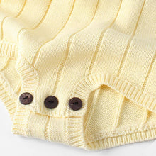 Load image into Gallery viewer, Knitted Yellow Romper

