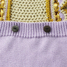 Load image into Gallery viewer, Knitted Lavender Romper
