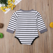 Load image into Gallery viewer, Button Up Striped Onesie
