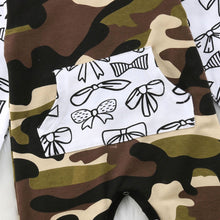Load image into Gallery viewer, Camo Bow Onesie
