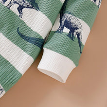 Load image into Gallery viewer, Striped Dinosaur Onesie
