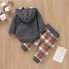 Load image into Gallery viewer, Plaid Hoodie and Pants Outfit
