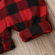 Load image into Gallery viewer, Plaid Jumpsuit with Matching Hat
