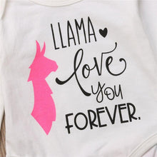Load image into Gallery viewer, Llama Love You Forever Outfit
