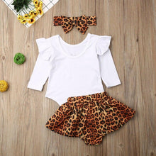 Load image into Gallery viewer, Baby Girl I Got it From My Mama Leopard Print Outfit
