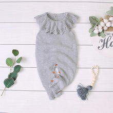 Load image into Gallery viewer, Knitted Ruffle Romper (Multiple Colors)
