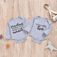 Load image into Gallery viewer, Twin Miracle Onesies
