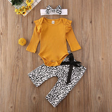 Load image into Gallery viewer, Baby Girl Leopard Print Outfits
